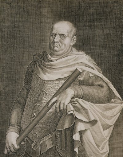 Vespasian, Emperor of Rome, Engraved by Aegidius Sadeler by Tiziano Vecelli